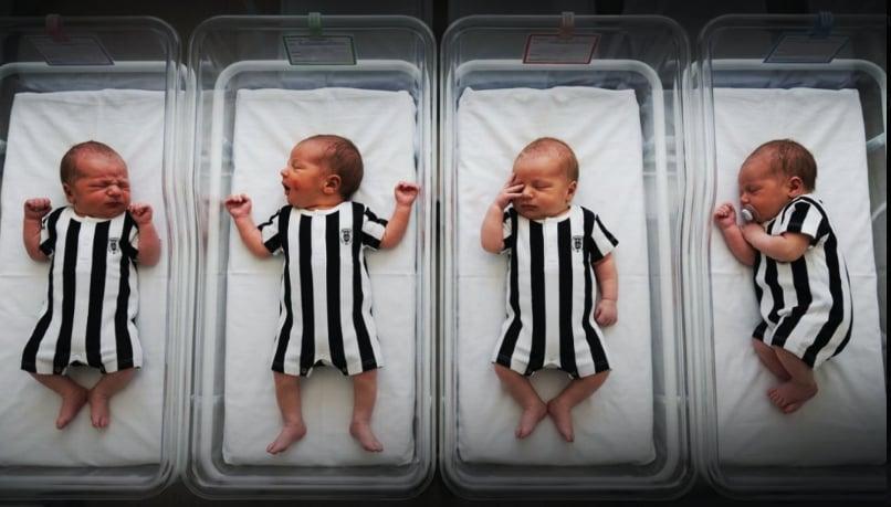 Από τη γέννα η πρώτη λέξη - Τρομερή κίνηση από τον ΠΑΟΚ για τα «ασπρόμαυρα» νεογέννητα (pic)