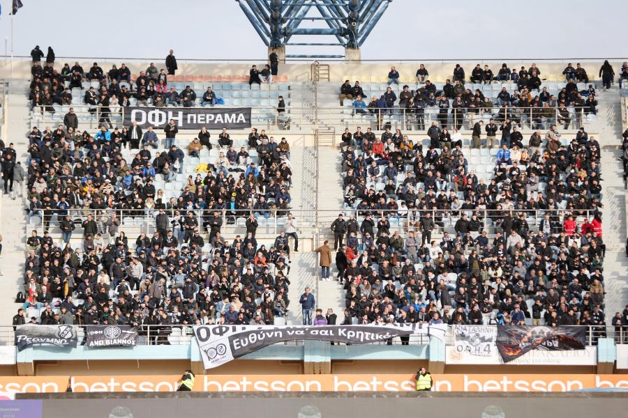 Αλλαγή πλάνων για τους φιλάθλους του ΟΦΗ: Καράβι μέχρι τον Πειραιά και με πούλμαν στον Βόλο