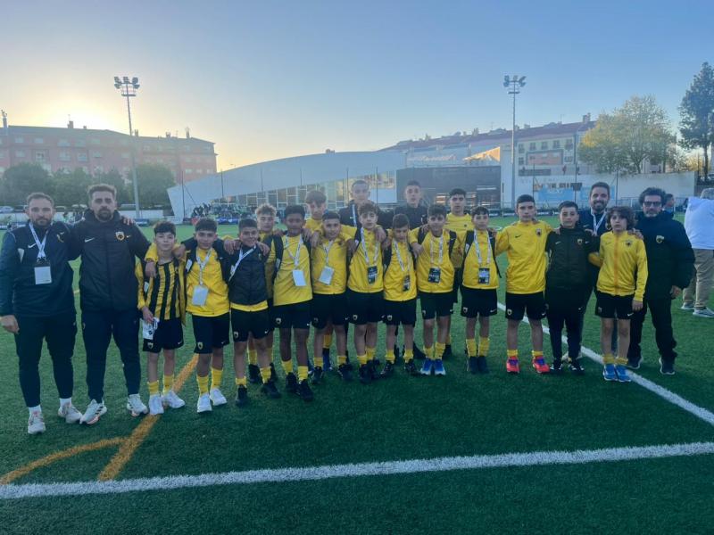 Πολύ καλές εμφανίσεις και καλά αποτελέσματα η Κ13 της ΑΕΚ που έπαιξε με Ρόμα και Μπενφίκα