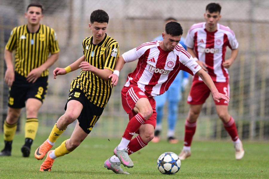 Ισόπαλοι οι Έφηβοι του Ολυμπιακού κόντρα στον Άρη