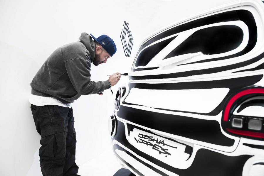 Το νέο Renault Twingo E-Tech Electric μεταμορφώνεται σε σκίτσο