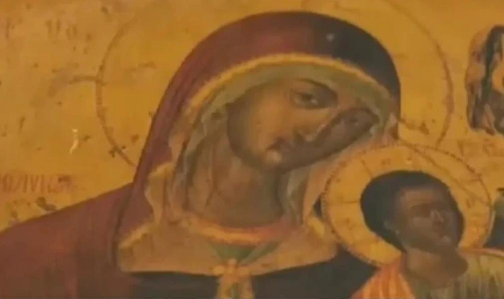 Επέστρεψε στην Κρήτη μια σπάνια εικόνα της Παναγίας από τον 18ο αιώνα
