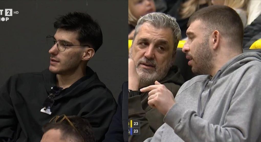 Καλαϊτζάκης, Ρογκαβόπουλος, Οικονόμου και Αθηναίου παρακολουθούν το Μαρούσι-Κολοσσός Ρόδου (vids)