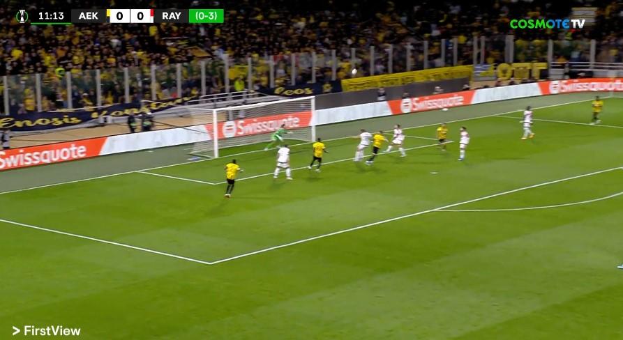 Απείλησε με κεφαλιά του Βάργκα η ΑΕΚ (vid)