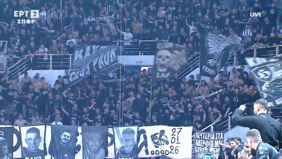 ΠΑΟΚ - Άρης: Όμορφη ατμόσφαιρα στο κατάμεστο «Παλατάκι» για το μεγάλο ντέρμπι (vid)