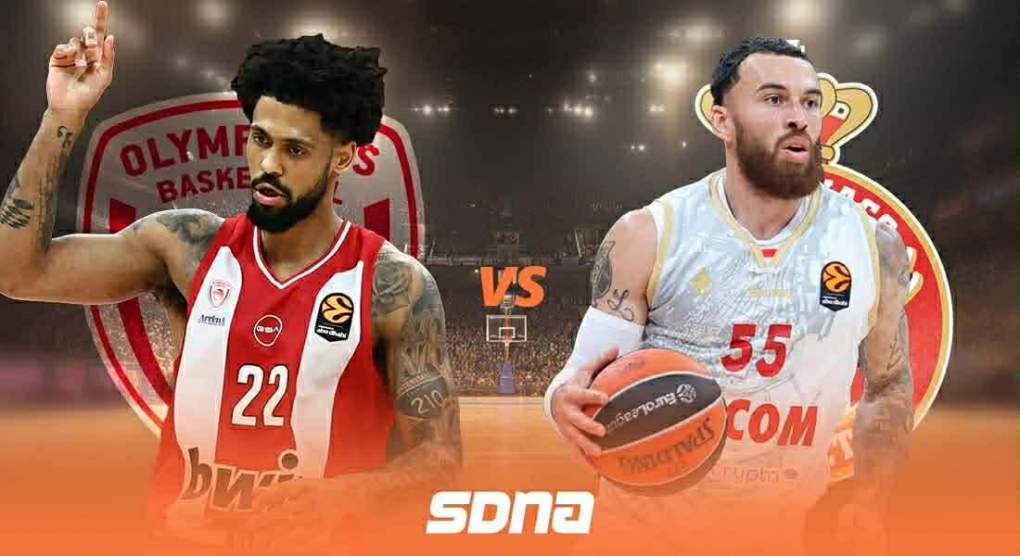Live: Ολυμπιακός - Μονακό (Euroleague 2025-26, Play-offs, Game 1)