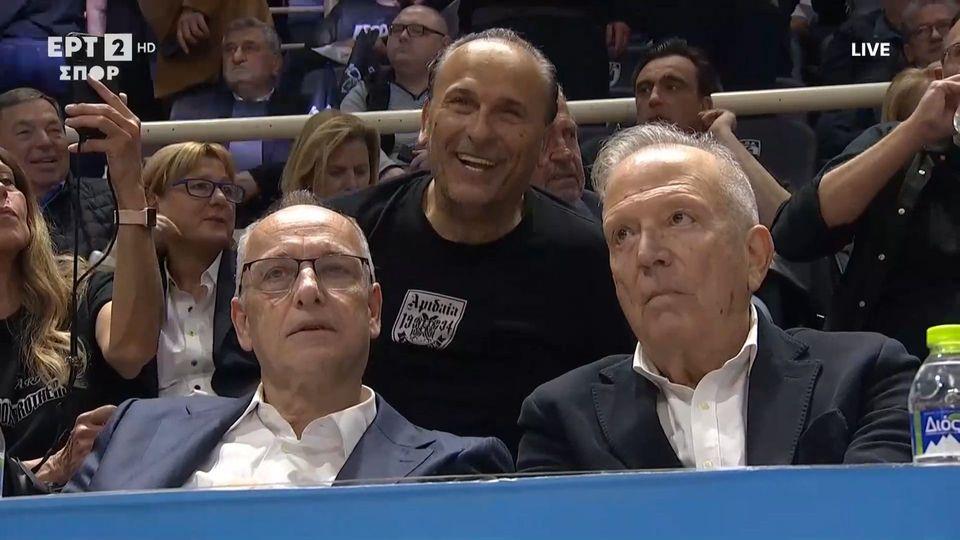Στο Παλατάκι ο Λιόλιος, παρακολουθεί το ΠΑΟΚ - Μπιλμπάο με τον Βεζυρτζή (vid)