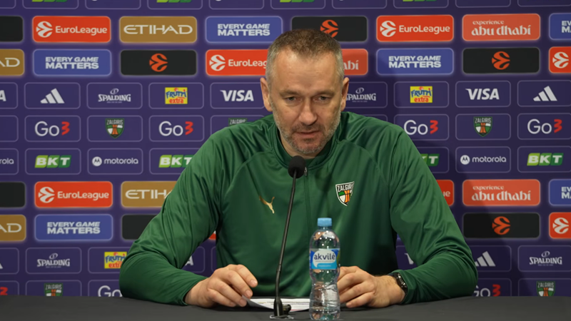 Μασιούλις για το πολύτιμο διπλό της Ζαλγκίρις: «Μείναμε ενωμένοι σε μια πολύ δύσκολη έδρα»