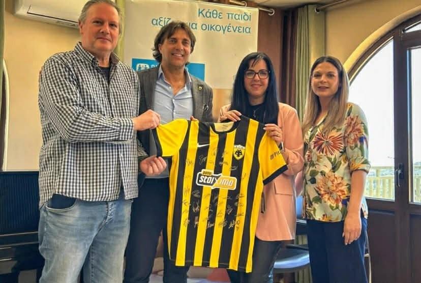 ΑΕΚ: Επισκέφθηκε το Παιδικό Χωριό SOS Βάρης αντιπροσωπεία της Ακαδημίας