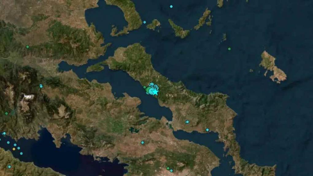 Νέος σεισμός στο Προκόπι Ευβοίας μεγέθους 3,7 Ρίχτερ