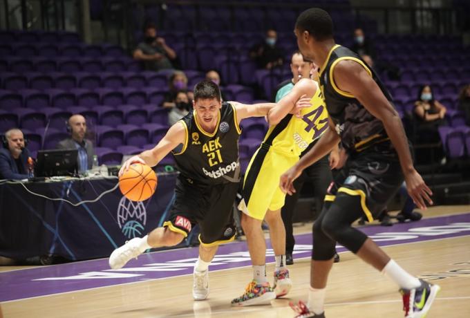 Basketball Champions League, ΑΕΚ-Χάποελ 100-96: Μέγας 