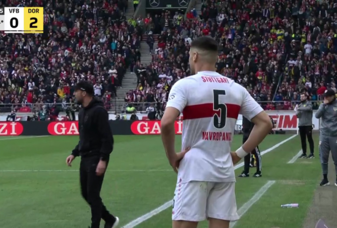 Πρώτη αποβολή στην Γερμανία για τον Μαυροπάνο!