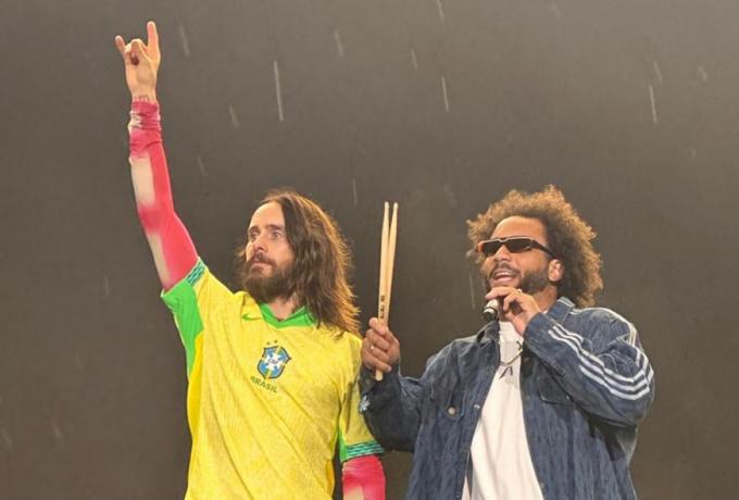 Ο Μαρσέλο έπαιξε ντραμς σε συναυλία των Thirty Seconds for Mars! (VID)