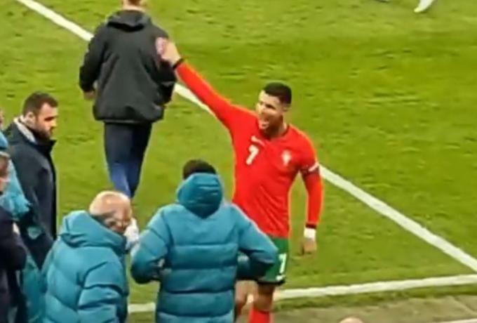 Νεύρα και σε φιλικό ο Ρονάλντο! (vid)