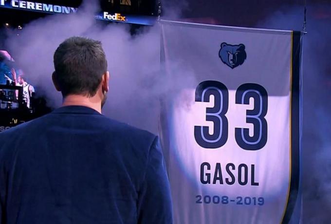 Αποσύρθηκε η φανέλα του Μαρκ Γκασόλ