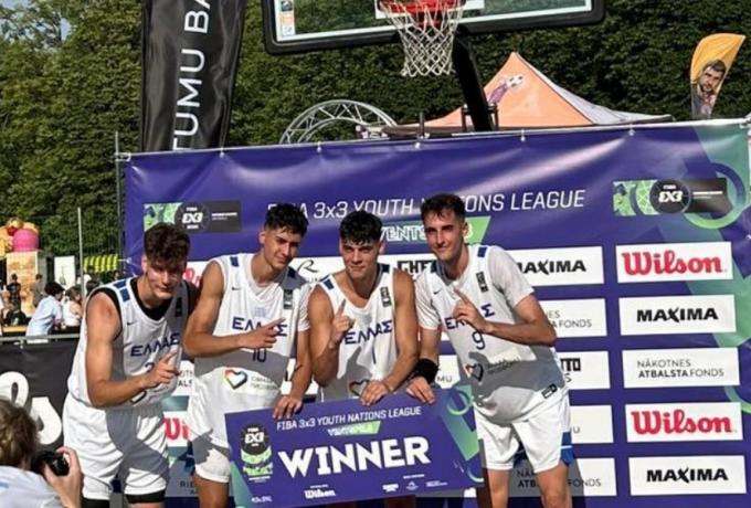 Στην κορυφή του FIBA 3×3 U21 Nations League η Ελλάδα
