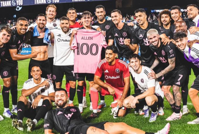 Ίντερ Μαϊάμι: Έφτασε τις 100 συμμετοχές ο Νόα Άλεν