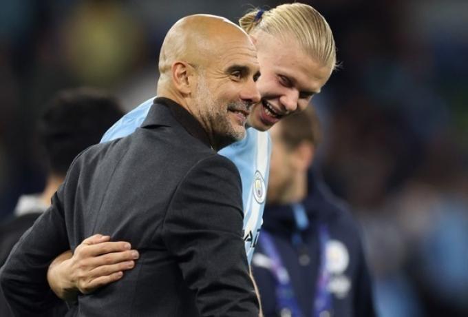 Γκουαρντιόλα: «Στο επίπεδο Μέσι και Ρονάλντο ο Χάαλαντ!»