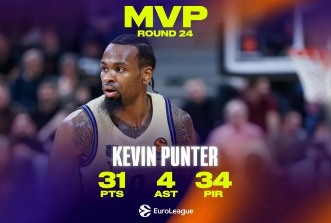 Euroleague: Πολυτιμότερος της αγωνιστικής ο Πάντερ (pic)