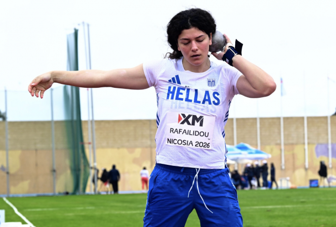 Ασημένιο μετάλλιο για τη Μαρία Ραφαηλίδου στη σφαιροβολία Κ23