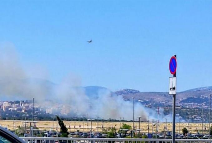 Φωτιά στα Σπάτα κοντά στο προπονητικό της ΑΕΚ