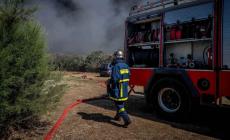 Χωρίς ενεργό μέτωπο η φωτιά σε χαμηλή βλάστηση στη Σίνδο Θεσσαλονίκης