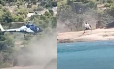 Σπέτσες: Ελεύθερος ο 39χρονος μετά την προσγείωση ελικοπτέρου σε παραλία - Αναζητείται η συνεπιβάτης