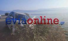 Η στιγμή διάσωσης του 22χρονου οδηγού που το αυτοκίνητό του κρεμόταν από γκρεμό 15 μέτρων στην Εύβοια (vid)