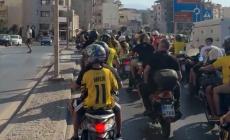 Μηχανοκίνητη πορεία των οπαδών της ΑΕΚ στο Ηράκλειο! (vid)
