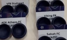 Όλα έτοιμα για την κλήρωση, η ΑΕΚ έχει ήδη πάρει θέση (vid)