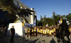 ΑΕΚ: Η σεμνή τελετή λήξης της περιοδείας του Τροπαίου (vid)
