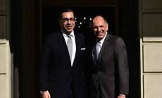 Γεραπετρίτης σε Κόμπο: «Αταλάντευτη η στήριξη της Ελλάδας για επανένωση της Κύπρου»