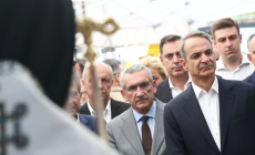 Στα εγκαίνια της ΔΕΘ ο Κυριάκος Μητσοτάκης – Δείτε εικόνες από τον αγιασμό