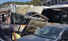 Θεσσαλονίκη: Λεωφορείο έπεσε σε στάση - Τουλάχιστον 4 τραυματίες