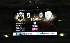Γκολ και θέαμα: Τα highlights της πεντάρας της ΑΕΚ με τον Παναιτωλικό (vid)