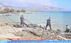 Συγκλονιστική διάσωση μετανάστη στην Ιεράπετρα: «Δεν θα ξεχάσω το πρόσωπό του»