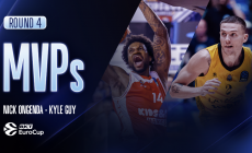 Κάιλ Γκάι και Νικ Ονγκέντα οι MVP της 4ης αγωνιστικής