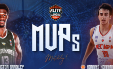 Elite League: MVP της πρεμιέρας ο Μπράντλεϊ, MVP Next Gen ο Κομνιανίδης