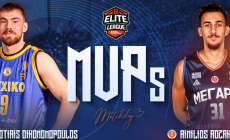 Elite League: MVP της τρίτης αγωνιστικής ο Οικονομόπουλος, MVP Next Gen ο Ροζάκης