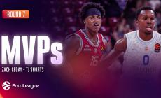 ΛεΝτέι και Σορτς οι MVP της 7ης αγωνιστικής
