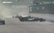 Formula 1: Ατύχημα για τον Ράσελ στο sprint της Σιγκαπούρης – Δεν τραυματίστηκε ο Βρετανός